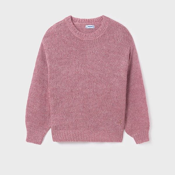 MAYORAL Pletený sveter ružový Jumper pink 7304 | Welcomebaby.sk