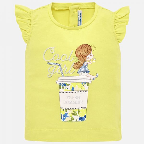 Bavlnené tričko s dievčatkom Mayoral | Welcomebaby.sk