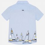 Bavlnená košeľa s jachtami Mayoral | Welcomebaby.sk