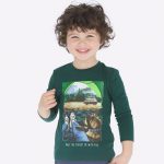 Chlapčenské tričko s potlačou Les Mayoral zelené | Welcomebaby.sk