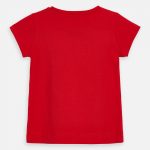 Dievčenské tričko s mašľou Mayoral červené | Welcomebaby.sk