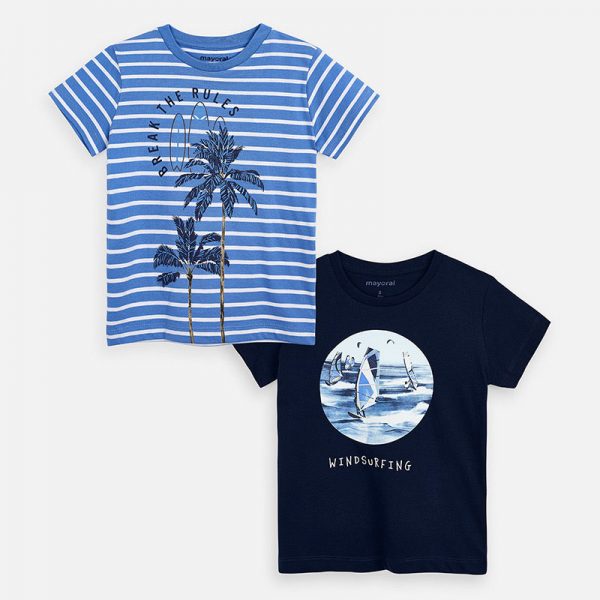 Set chlapčenských tričiek Windsurf Mayoral modré | Welcomebaby.sk