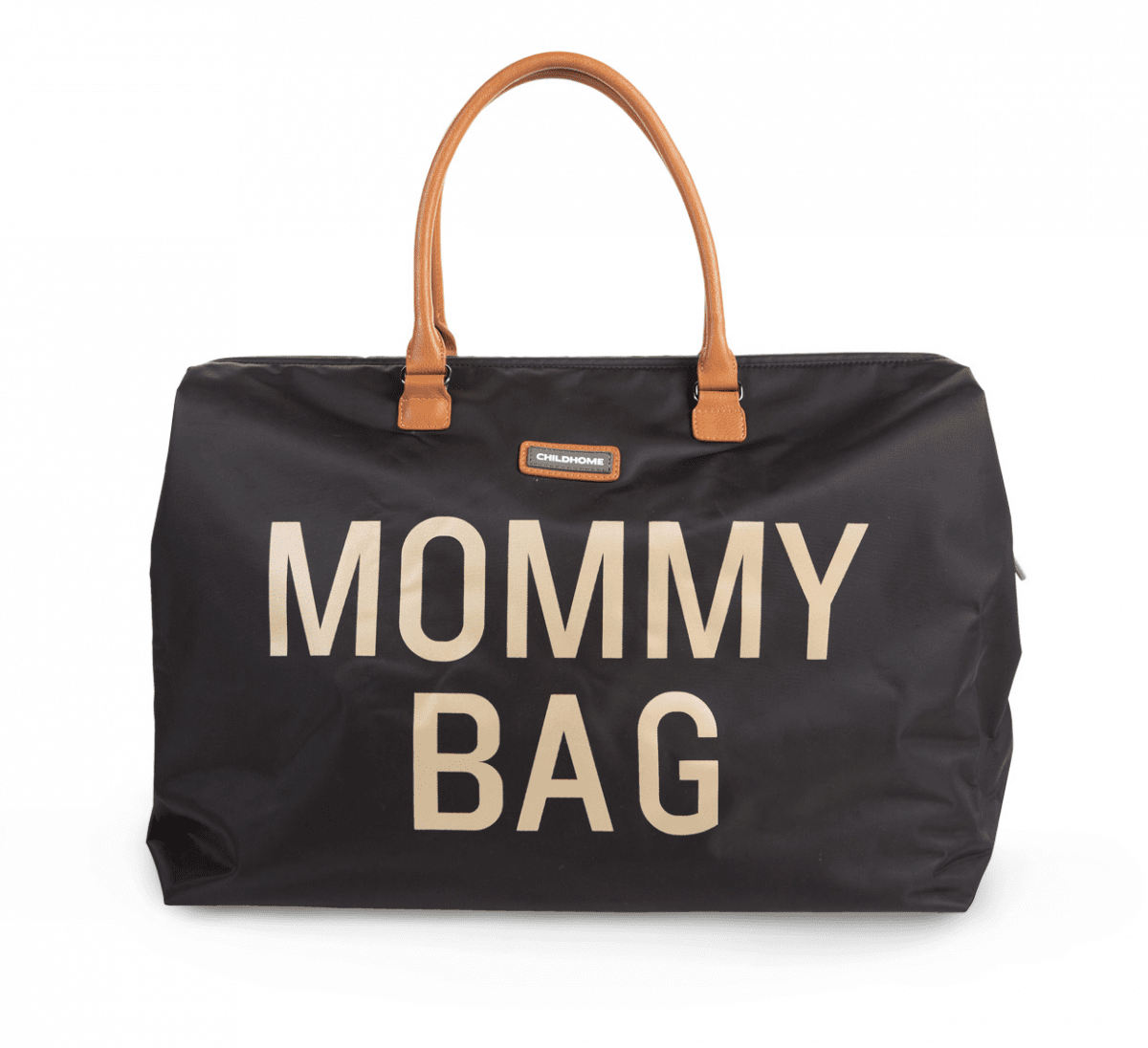Veľká taška Mommy Bag Childhome Big Black Gold čierna