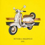 Chlapčenské tričko s motorkou Riviera highway Mayoral žlté