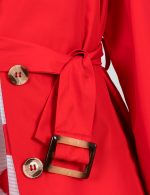 Dievčenský jarný kabát Abel & Lula červený