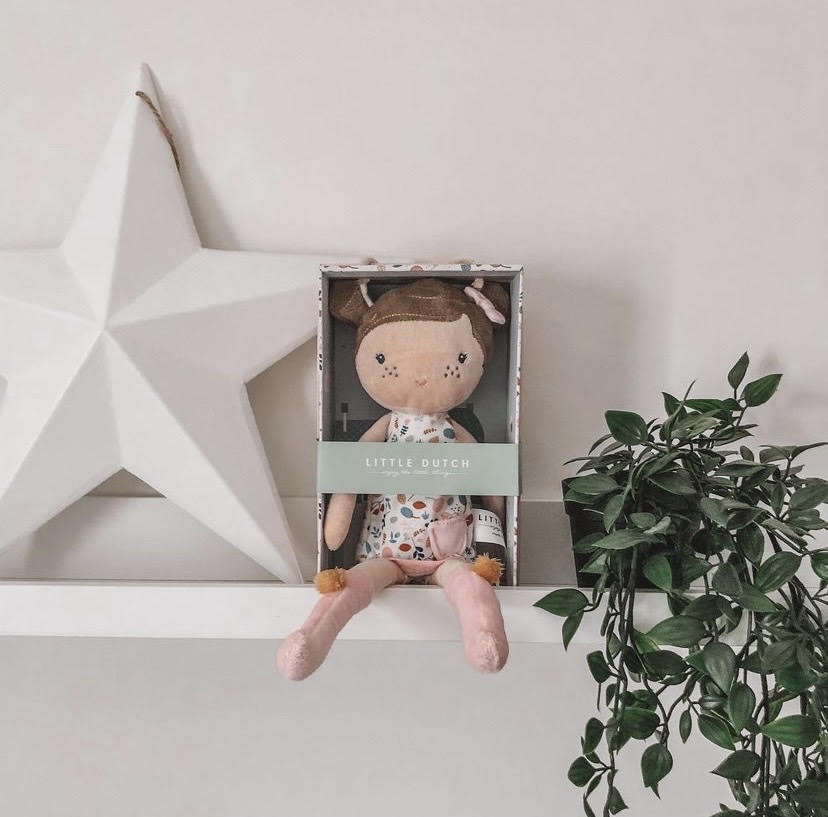 Veľká bábika Rosa v krabičke Little Dutch ružová 50 cm | Welcomebaby.sk