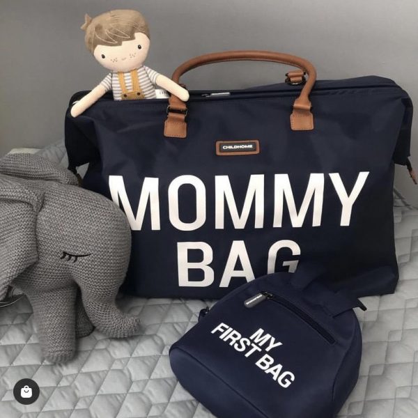 Veľká prebaľovacia taška Mommy bag Childhome tmavomodrá | Welcomebaby.sk