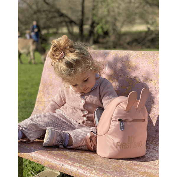Detský ruksak s uškami Childhome ružový | Welcomebaby.sk
