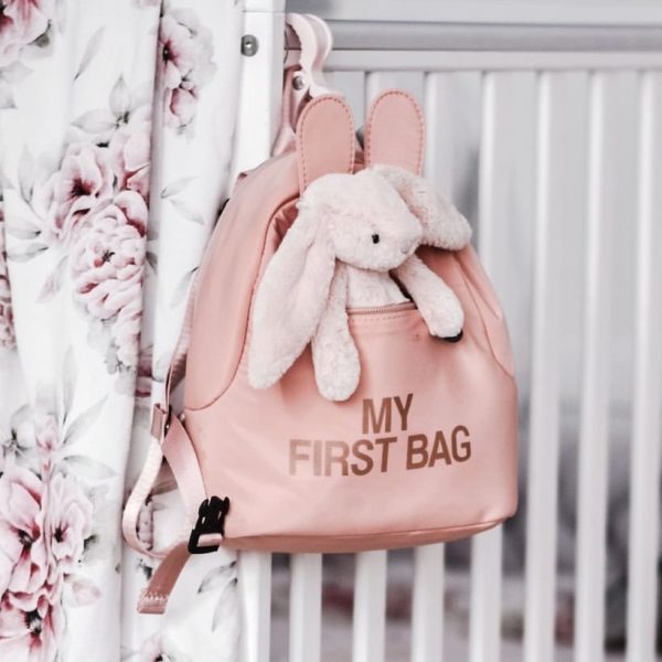 Detský ruksak s uškami Childhome ružový | Welcomebaby.sk