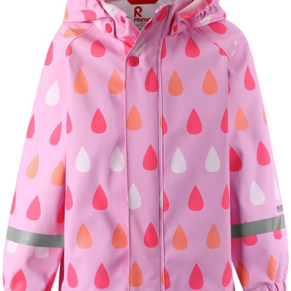 Dievčenská bunda do dažďa REIMA Vesi ružová