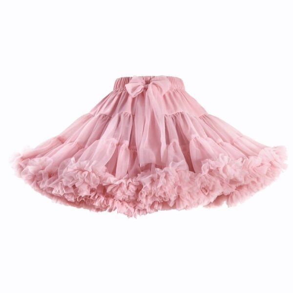 Objemná tutu sukňa dolly skirt Manufaktura Falbanek rose quartz nude pudrovoružová | Welcomebaby.sk