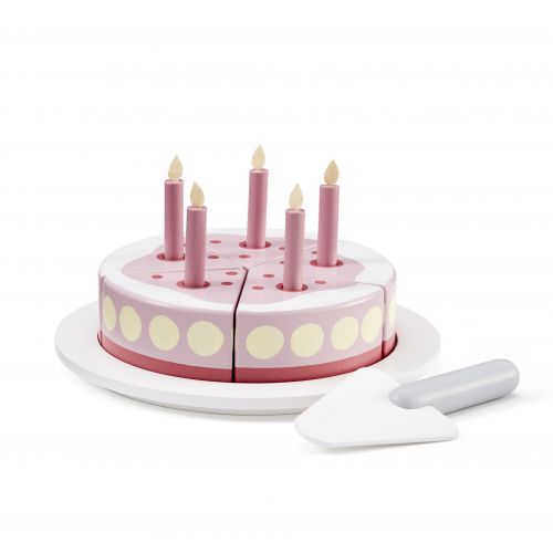 Drevená torta pink Kid´s Concept ružová | Welcomebaby.sk