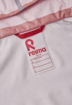 Tenká pruhovaná nepremokavá bunda Reima Vesi rose blush ružová | Welcomebaby.sk