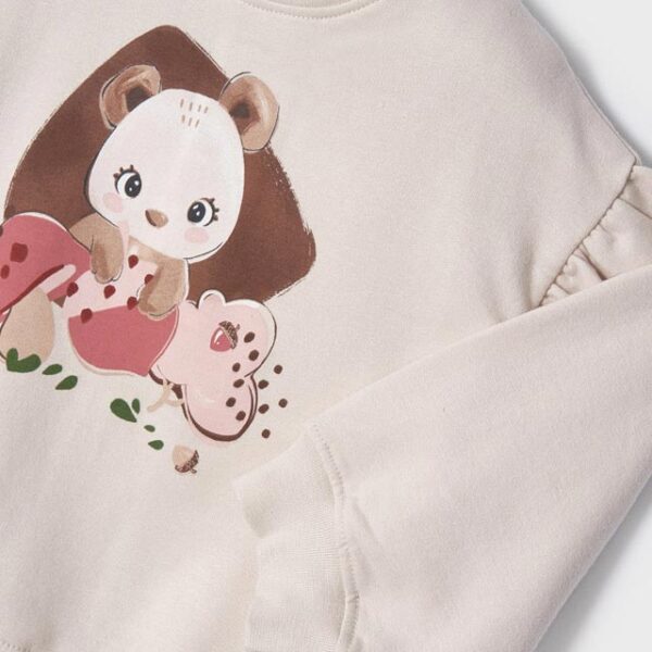 Bodkované legíny a mikina Leggings with jumper set baby Mayoral béžová ružová | Welcomebaby.sk