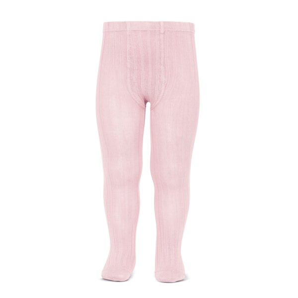 CÓNDOR Rebrované pančuchy 500 baby pink Basic Rib Tights ružová 2016 | Welcomebaby.sk