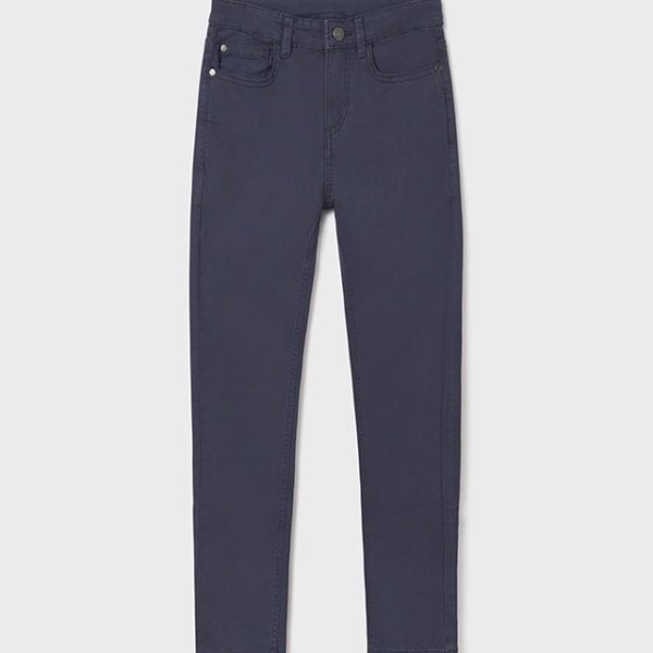 MAYORAL Rifľové nohavice modré Slim fit long trousers boy Mayoral 582 | Welcomebaby.sk