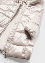 MAYORAL Dievčenská zimná bunda baby ECOFRIENDS quilted long alpaca coat baby | Welcomebaby.sk