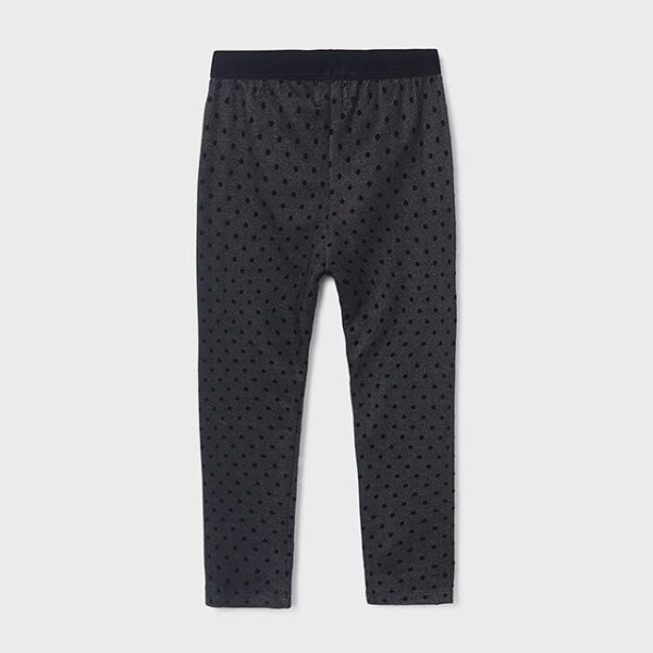 MAYORAL Bodkované legíny Polka dots leggings girl čierne black 4760 | Welcomebaby.sk