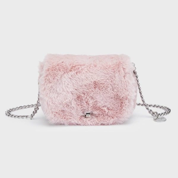 ABEL & LULA Kožušinová kabelka Faux fur bag ružová 5958 | Welcomebaby.sk