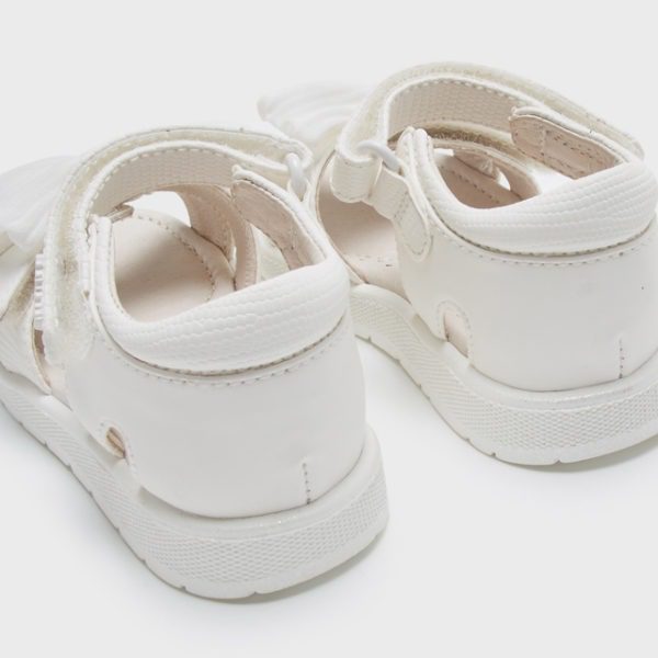 MAYORAL Sandále s mašľou Bow sandals biele 41356 | Welcomebaby.sk