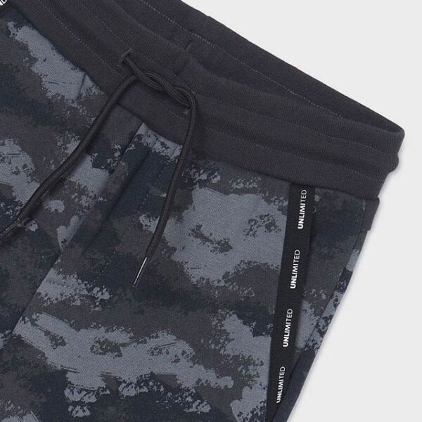 MAYORAL Chlapčenské army tepláky Camouflage patterned joggers boy carbon sivé | Welcomebaby.sk