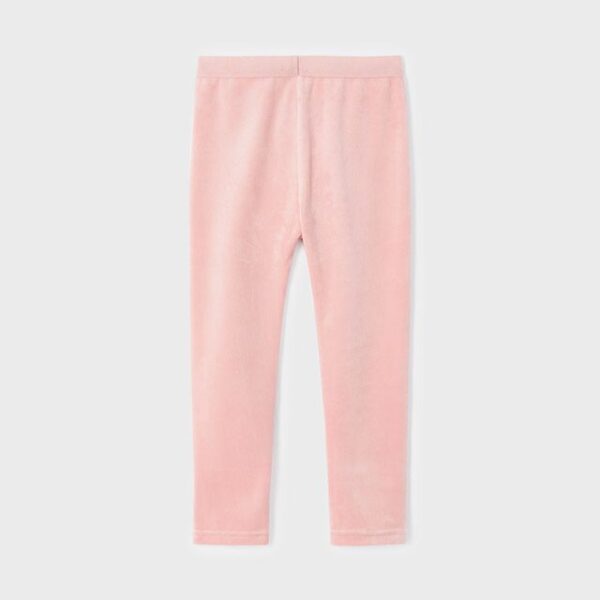 MAYORAL Velúrové legíny ružové Velvet leggings girl pink 712 | Welcomebaby.sk