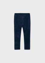 MAYORAL Velúrové legíny tmavomodré Velvet leggings girl navy blue 712 | Welcomebaby.sk