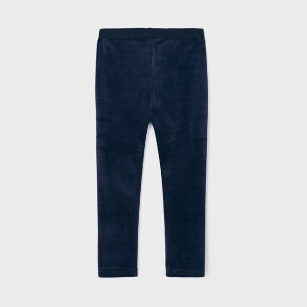 MAYORAL Velúrové legíny tmavomodré Velvet leggings girl navy blue 712 | Welcomebaby.sk