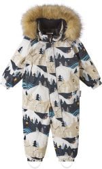 REIMA Zimný membránový overal Lappi béžový Winter snowsuit beige 5100129A | Welcomebaby.sk