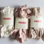 CÓNDOR Pančuchy na traky s volánom telové ružové bez nožičiek Flounced Suspender Cotton Leggings nude 2401 | Welcomebaby.sk