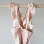 CÓNDOR Pančuchy na traky s volánom telové ružové bez nožičiek Flounced Suspender Cotton Leggings nude 2401 | Welcomebaby.sk