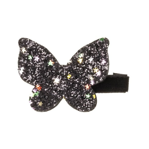 SIENA Sponka čierna s flitrami motýľ Glitter Star Butterfly Hair Clip Black 204106492 | Welcomebaby.sk