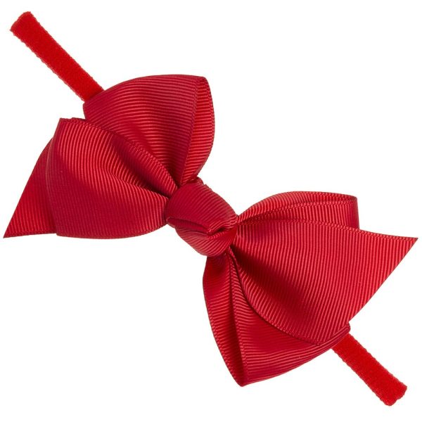 SIENA Baby čelenka červená s veľkou mašľou Baby Headband With Extra Large Hair Bow Red 211107260 | Welcomebaby.sk