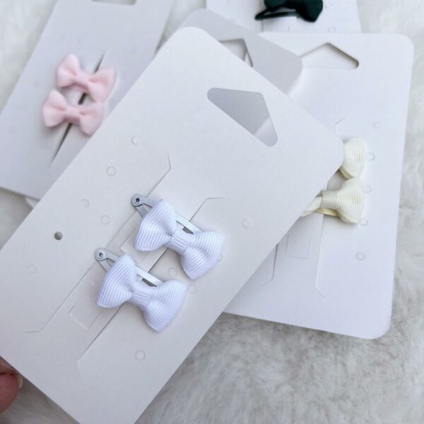 SIENA Baby sponka s mašličkou biela white Little basic hairbow hairclip 207106362 | Welcomebaby.sk