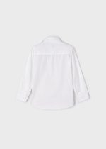 MAYORAL Košeľa s dlhým rukávom biela Long Sleeve Shirt boy white 146 | Welcomebaby.sk