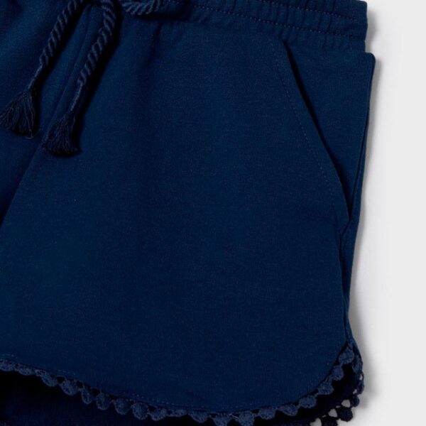 MAYORAL Kraťasy modré Cotton shorts 607 navy blue | Welcomebaby.sk