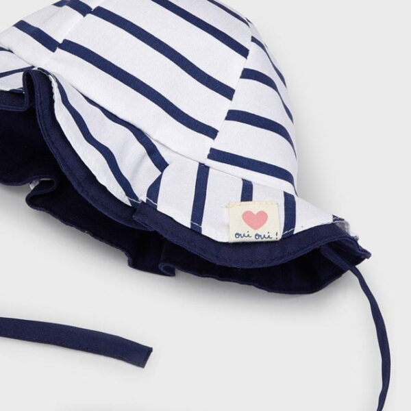MAYORAL Letný klobúčik modrý pruhovaný Striped Cotton Hat 9488 | Welcomebaby.sk