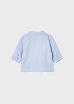 MAYORAL Košeľa svetlomodrá s dlhým rukávom baby Long Sleeves Tshirt blue 2152 | Welcomebaby.sk