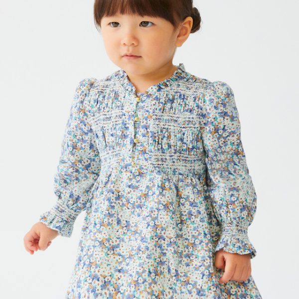 ABEL & LULA Kvetované šaty modré Flower Dress Baby 5509 | Welcomebaby.sk