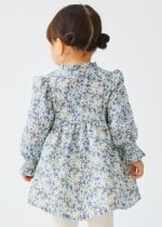 ABEL & LULA Kvetované šaty modré Flower Dress Baby 5509 | Welcomebaby.sk