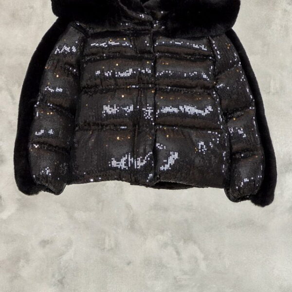 ABEL & LULA Trblietavá bunda čierna krátka Taffeta jacket black 5833 | Welcomebaby.sk