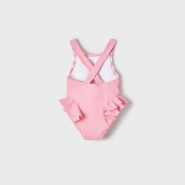 MAYORAL Plavky pruhované s postavičkou ružové Swimsuit pink 1731 | Welcomebaby.sk