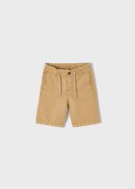 MAYORAL Kraťasy béžové Twill shorts camel boy 3249 | Welcomebaby.sk