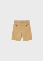 MAYORAL Kraťasy béžové Twill shorts camel boy 3249 | Welcomebaby.sk