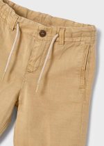 MAYORAL Kraťasy béžové Twill shorts camel boy 3249 | Welcomebaby.sk