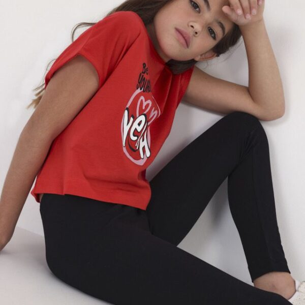 MAYORAL Dlhé legíny čierne Long leggings black 752 | Welcomebaby.sk