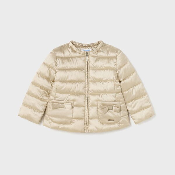 MAYORAL Prešívaná vetrovka béžová Quilted windbreaker beige 1411 | Welcomebaby.sk