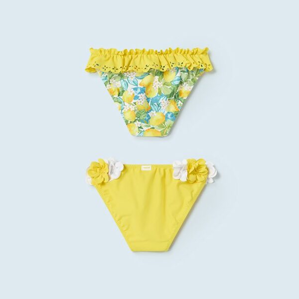 MAYORAL Plavkové nohavičky s citrónmi a volánmi žlté Swimming trunks with lemons and ruffles yellow 1633 | Welcomebaby.sk