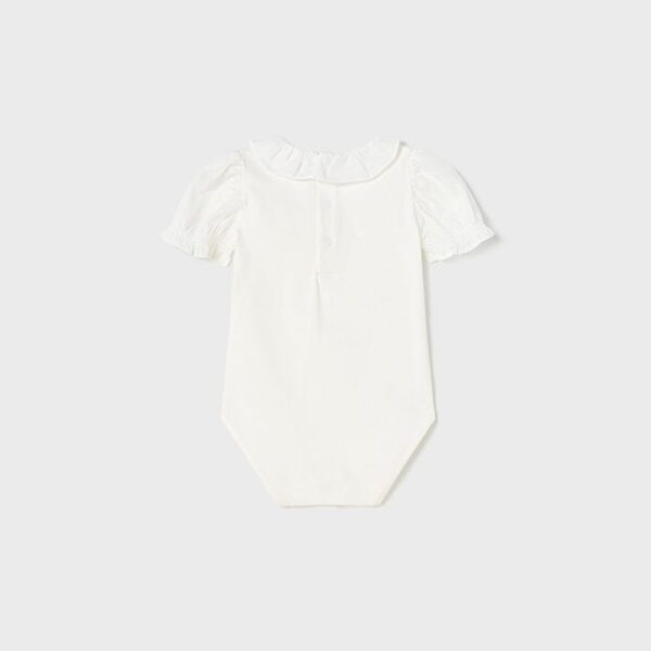 MAYORAL Body biele s volánom Body with ruffle 1769 | Welcomebaby.sk