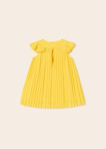 MAYORAL Šaty žlté s volánikmi Pleated dress yellow 1960 | Welcomebaby.sk